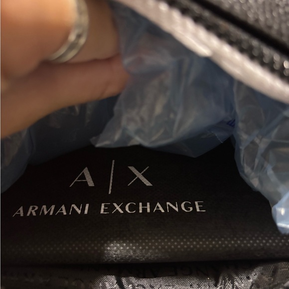 Armani Exchange Men's Belt Bag in Black and Gray - Picture 10 of 12